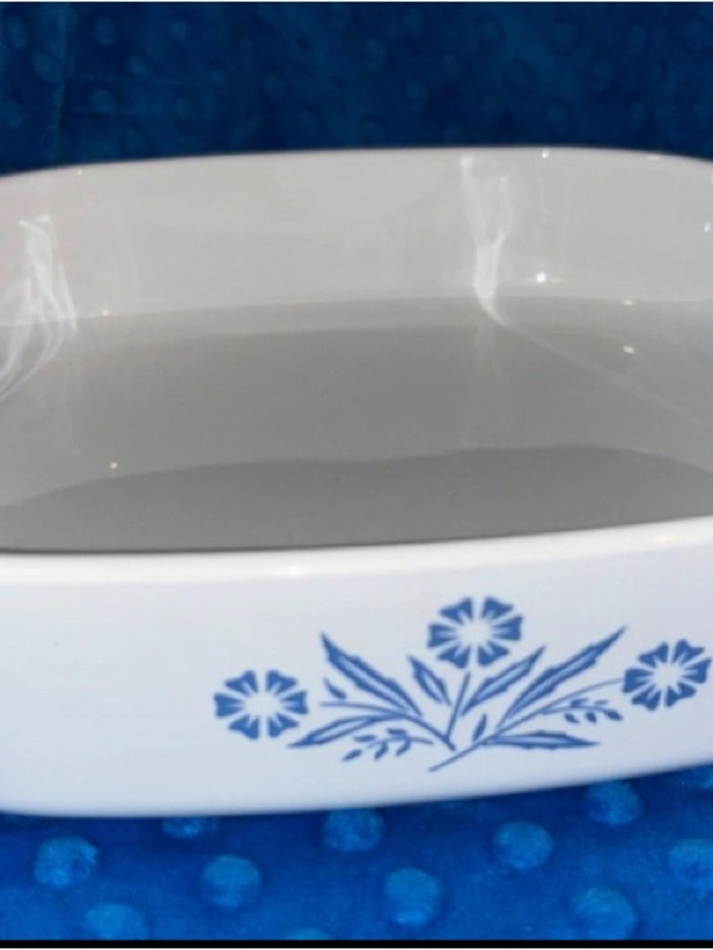 Vintage Corning Ware Blue Cornflower A-10-B 9 3/4” Dish No Lid